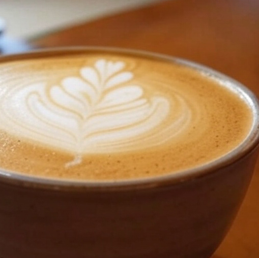 ほうじ茶ラテの写真