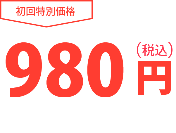 初回特別価格980円（税込）