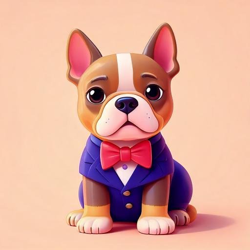 犬のボストンくんの写真