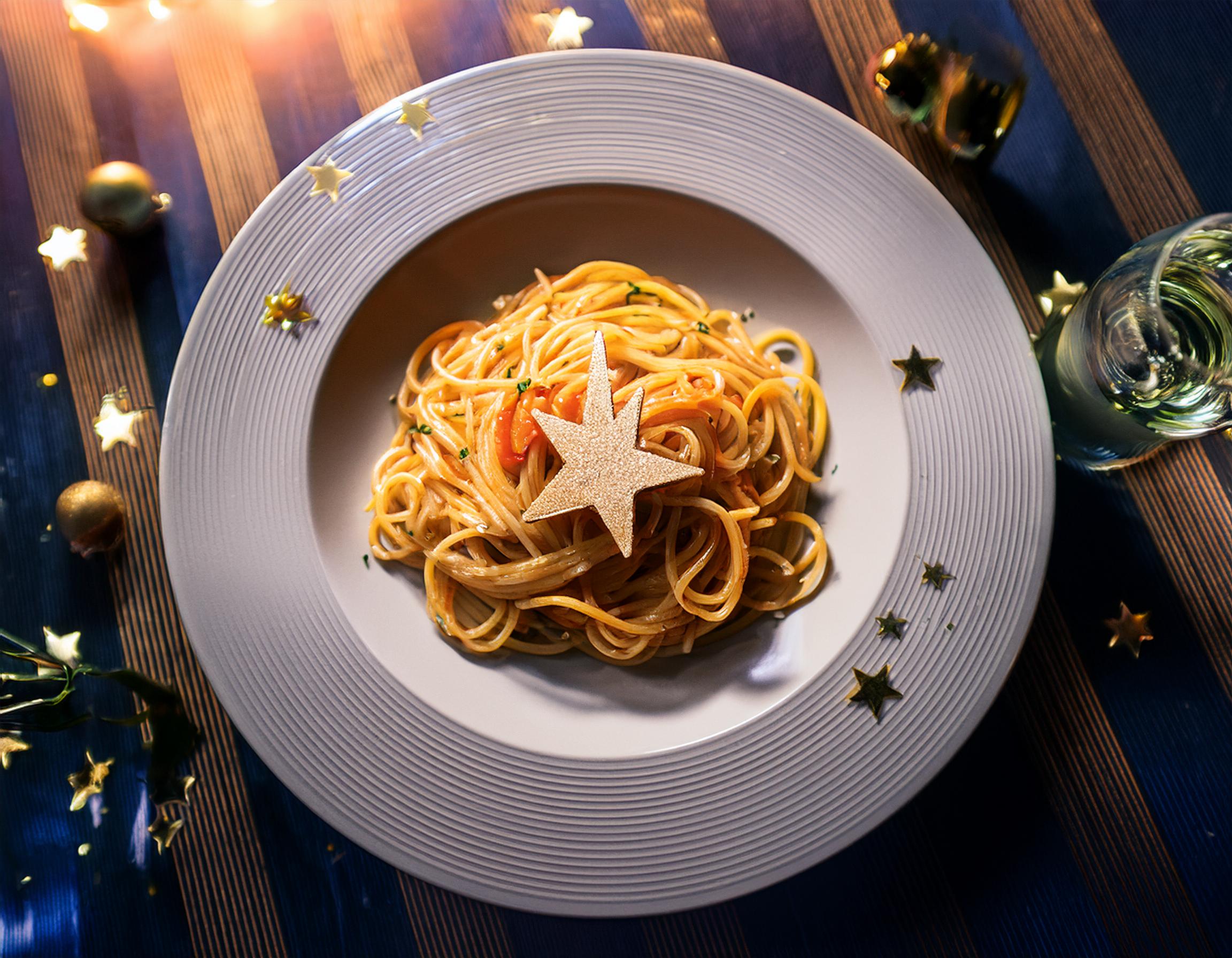星屑パスタの画像