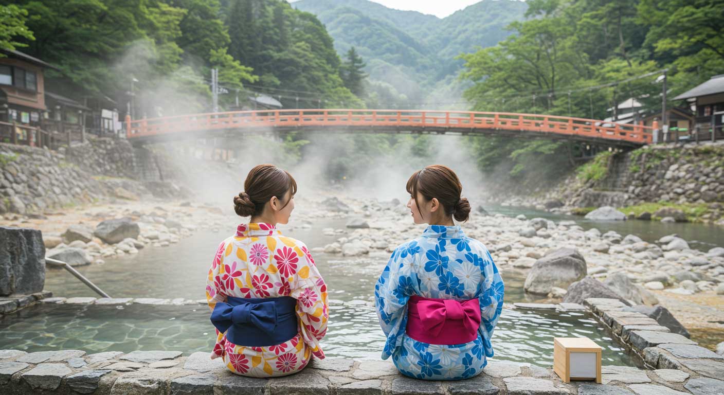 秘湯の足湯（橋）