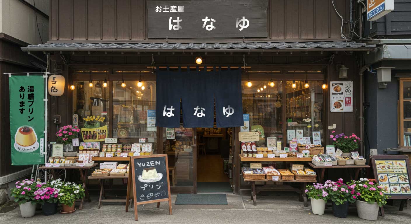 お土産屋はなゆの外観写真