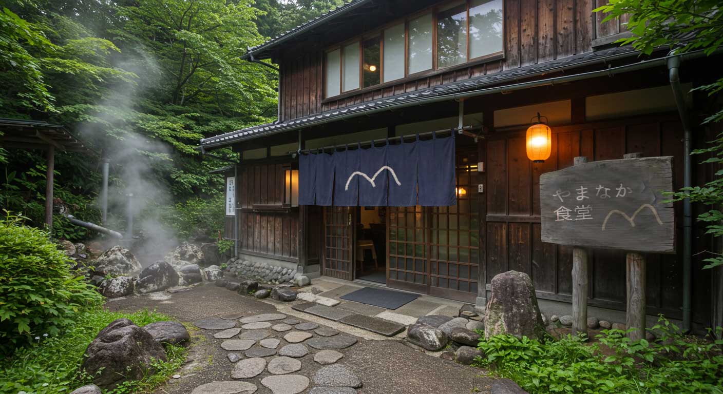 山中食堂外観写真