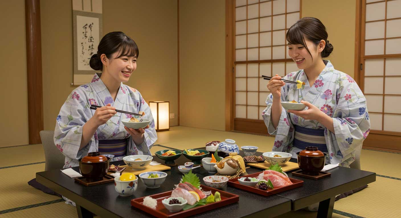 花灯りの宿 花湯膳 食事の写真