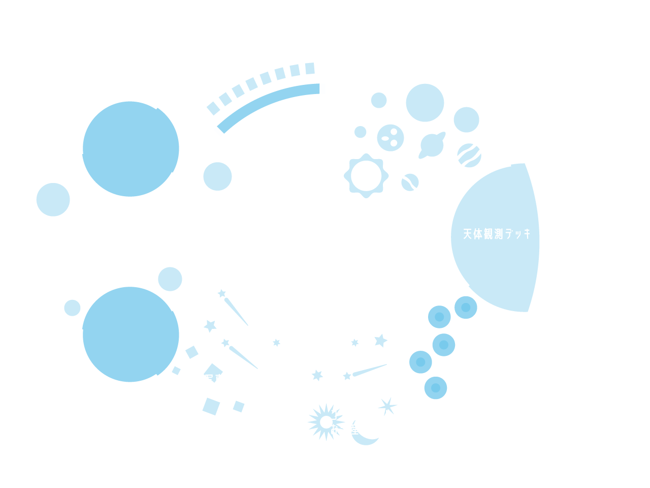 UFOレストランのフロアマップ