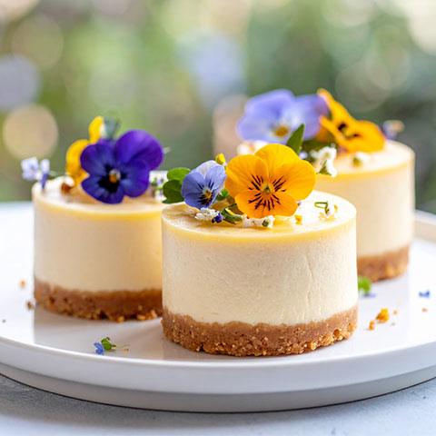 ミニブーケチーズケーキ
