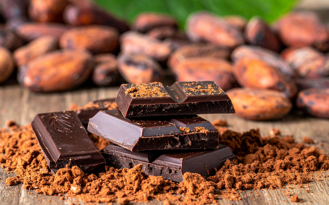原料のカカオチョコレート