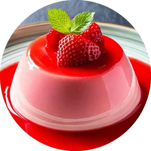 ストロベリー・パンナコッタの写真