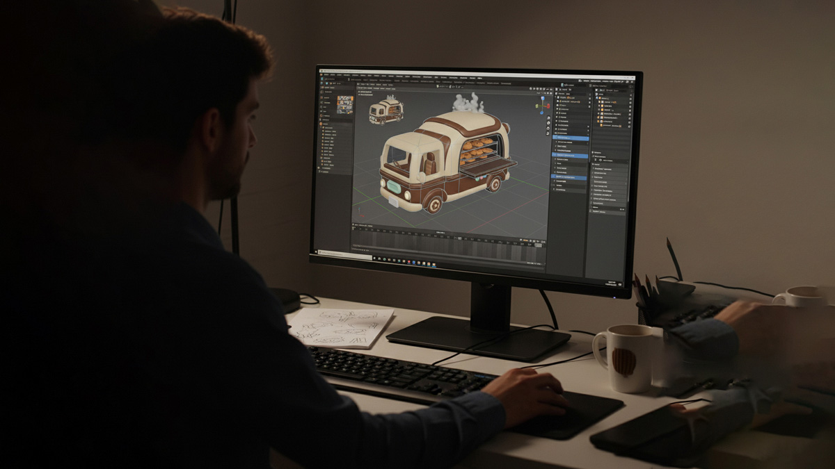 3Dモデリングのイメージ画像
