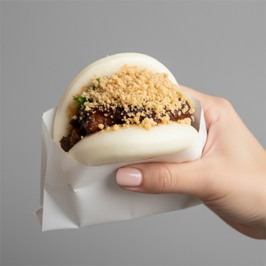 片手で持ってる写真